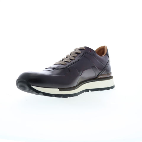 Bruno Magli Davio BM1DVOJ0 Mens Brown Leather Lifestyle Sneakers Shoes