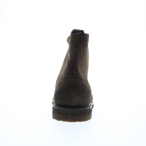 Bruno Magli Gleason BM1GLNO1 Mens Brown Suede Lace Up Casual Dress Boots