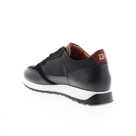 Bruno Magli Holden BM1HDNA0 Mens Black Leather Lifestyle Sneakers Shoes