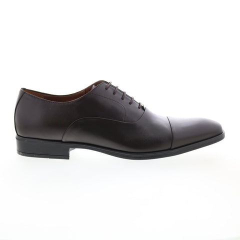 Bruno Magli Locascio BM1LOCC0P Mens Brown Oxfords & Lace Ups Cap Toe Shoes