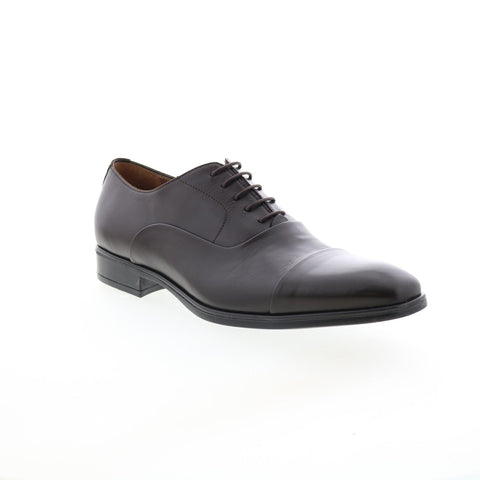 Bruno Magli Locascio BM1LOCC0P Mens Brown Oxfords & Lace Ups Cap Toe Shoes