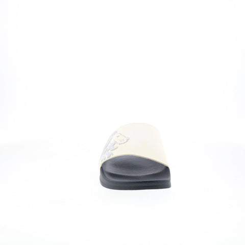 Bruno Magli Messe BM1MESG6P Mens White Synthetic Slip On Slides Sandals Shoes