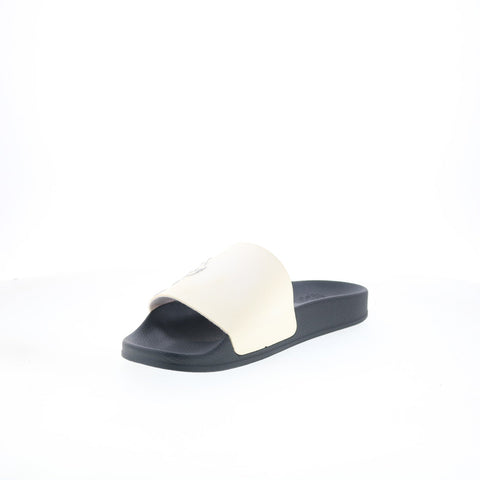 Bruno Magli Messe BM1MESG6P Mens White Synthetic Slip On Slides Sandals Shoes