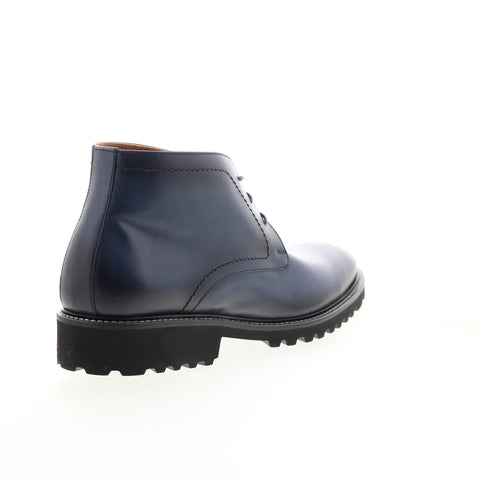 Bruno Magli Vicolo BM2VICN0 Mens Blue Leather Lace Up Chukka Boots