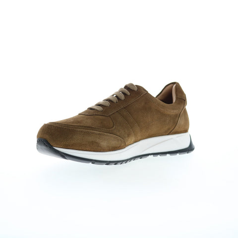 Bruno Magli Ace BM3ACEB3 Mens Brown Suede Lace Up Lifestyle Sneakers Shoes