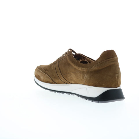 Bruno Magli Ace BM3ACEB3 Mens Brown Suede Lace Up Lifestyle Sneakers Shoes