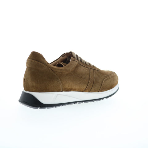 Bruno Magli Ace BM3ACEB3 Mens Brown Suede Lace Up Lifestyle Sneakers Shoes