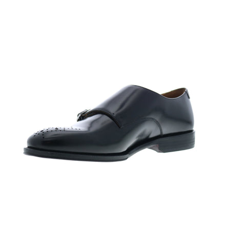 Bruno Magli Alfeo BM3AFOA0 Mens Black Oxfords & Lace Ups Monk Strap Shoes