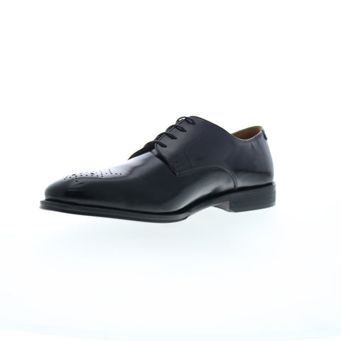 Bruno Magli Aldo BM3ALDA0 Mens Black Leather Oxfords Wingtip & Brogue Shoes