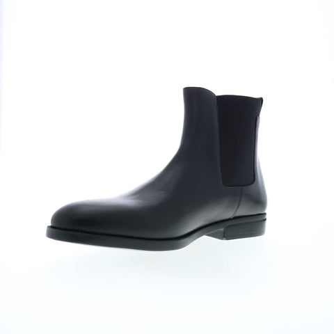 Bruno Magli Byron BM3BYRA0 Mens Black Leather Slip On Chelsea Boots