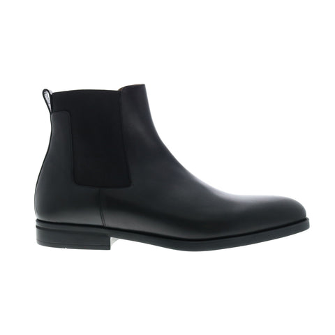Bruno Magli Byron BM3BYRA0 Mens Black Leather Slip On Chelsea Boots