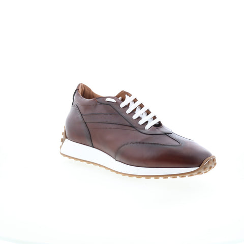 Bruno Magli Duccio BM3DCOE0 Mens Brown Leather Lifestyle Sneakers Shoes