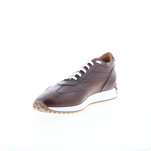 Bruno Magli Duccio BM3DCOE0 Mens Brown Leather Lifestyle Sneakers Shoes