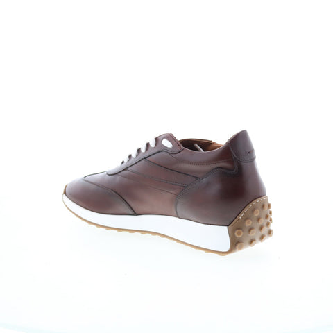 Bruno Magli Duccio BM3DCOE0 Mens Brown Leather Lifestyle Sneakers Shoes