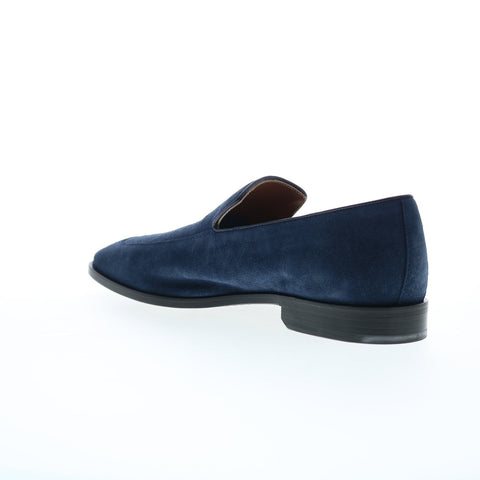 Bruno Magli Ivan BM3IVNN1 Mens Blue Suede Loafers & Slip Ons Casual Shoes
