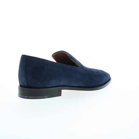 Bruno Magli Ivan BM3IVNN1 Mens Blue Suede Loafers & Slip Ons Casual Shoes