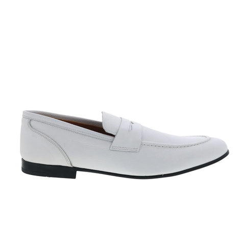 Bruno Magli Lastra BM3LASG3 Mens White Loafers & Slip Ons Penny Shoes