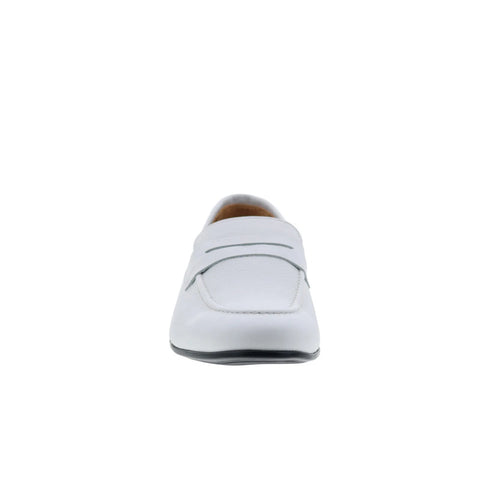 Bruno Magli Lastra BM3LASG3 Mens White Loafers & Slip Ons Penny Shoes