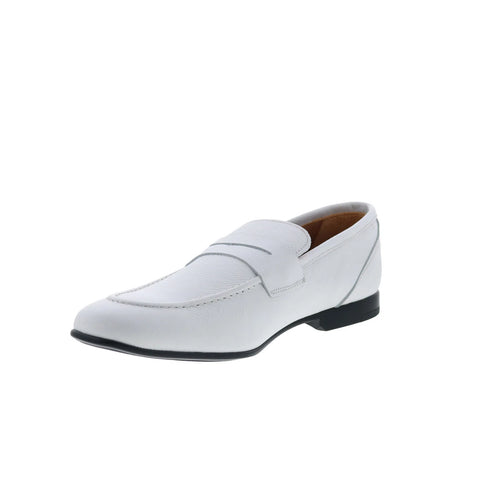 Bruno Magli Lastra BM3LASG3 Mens White Loafers & Slip Ons Penny Shoes