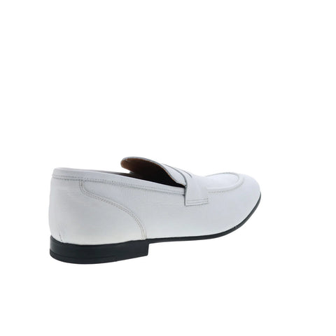 Bruno Magli Lastra BM3LASG3 Mens White Loafers & Slip Ons Penny Shoes