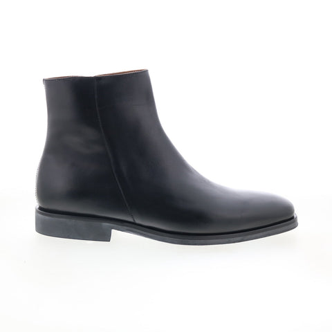 Bruno Magli Raging Boot BM3RBOA0 Mens Black Leather Zipper Chelsea Boots