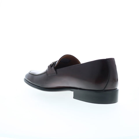 Bruno Magli Sante BM3SNTJ0 Mens Burgundy Loafers & Slip Ons Casual Shoes
