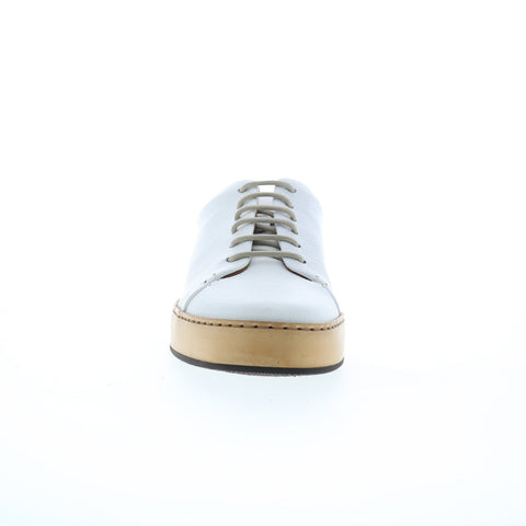 Bruno Magli Trento BM3TREG0 Mens White Leather Lifestyle Sneakers Shoes