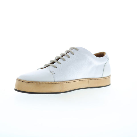 Bruno Magli Trento BM3TREG0 Mens White Leather Lifestyle Sneakers Shoes