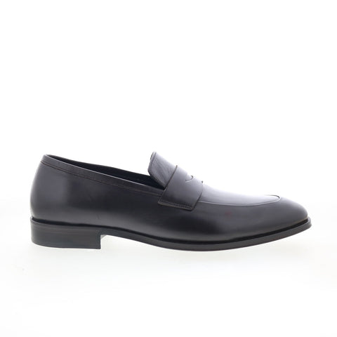 Bruno Magli Maiocco Penny Mens Black Loafers & Slip Ons Penny Shoes
