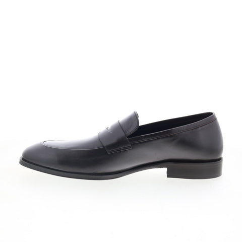 Bruno Magli Maiocco Penny Mens Black Loafers & Slip Ons Penny Shoes