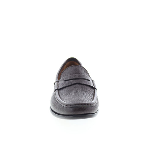 Bruno Magli Tonio BM4TONC5 Mens Brown Leather Loafers & Slip Ons Penny Shoes