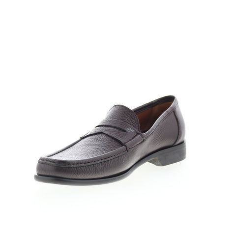 Bruno Magli Tonio BM4TONC5 Mens Brown Leather Loafers & Slip Ons Penny Shoes