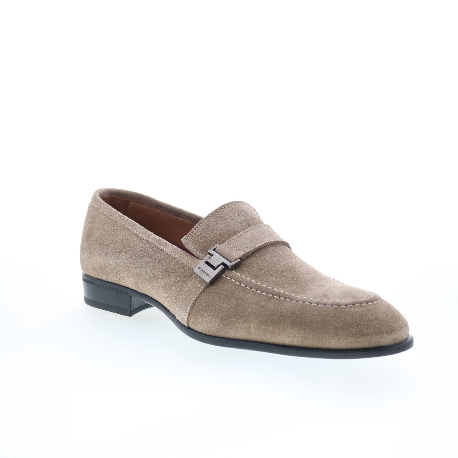 Bruno Magli Arlo BM5ARLG1 Mens Gray Suede Loafers & Slip Ons  display picture 1