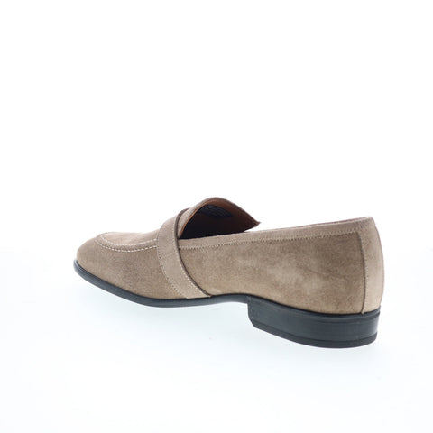 Bruno Magli Arlo BM5ARLG1 Mens Gray Suede Loafers & Slip Ons Casual Shoes