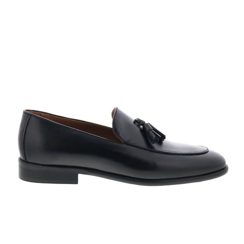 Bruno Magli Hugo BM5HUGA0 Mens Black Leather Loafers & Slip Ons Casual Shoes