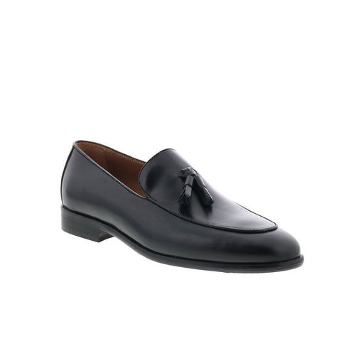 Bruno Magli Hugo BM5HUGA0 Mens Black Leather Loafers & Slip Ons Casual Shoes