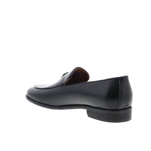 Bruno Magli Hugo BM5HUGA0 Mens Black Leather Loafers & Slip Ons Casual Shoes
