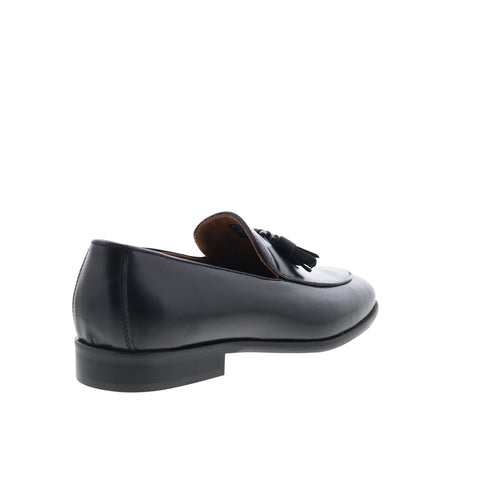 Bruno Magli Hugo BM5HUGA0 Mens Black Leather Loafers & Slip Ons Casual Shoes