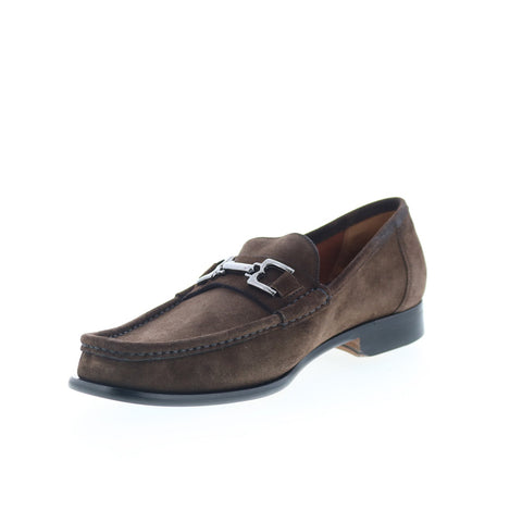 Bruno Magli Trieste BM5TRIC1 Mens Brown Suede Loafers & Slip Ons Casual Shoes