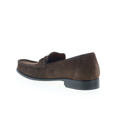 Bruno Magli Trieste BM5TRIC1 Mens Brown Suede Loafers & Slip Ons Casual Shoes