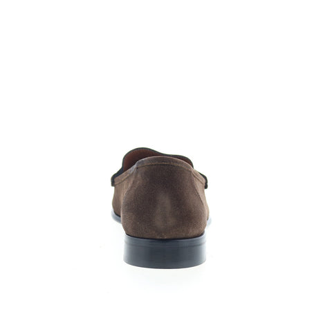 Bruno Magli Trieste BM5TRIC1 Mens Brown Suede Loafers & Slip Ons Casual Shoes