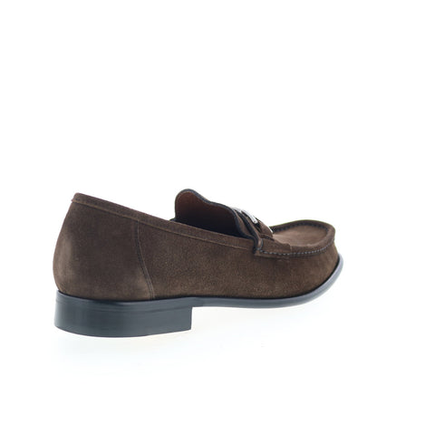 Bruno Magli Trieste BM5TRIC1 Mens Brown Suede Loafers & Slip Ons Casual Shoes