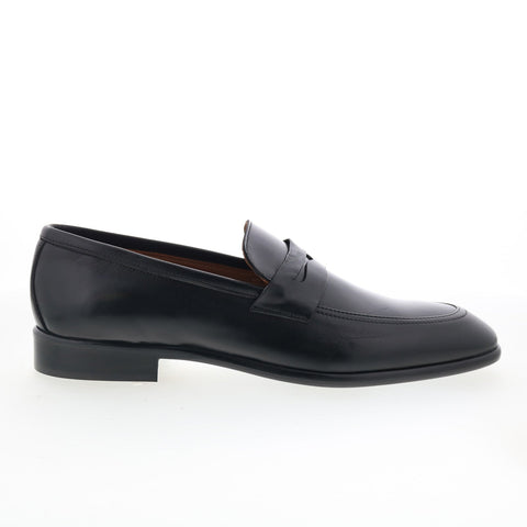 Bruno Magli Verona BM5VERA0 Mens Black Leather Loafers & Slip Ons Penny Shoes