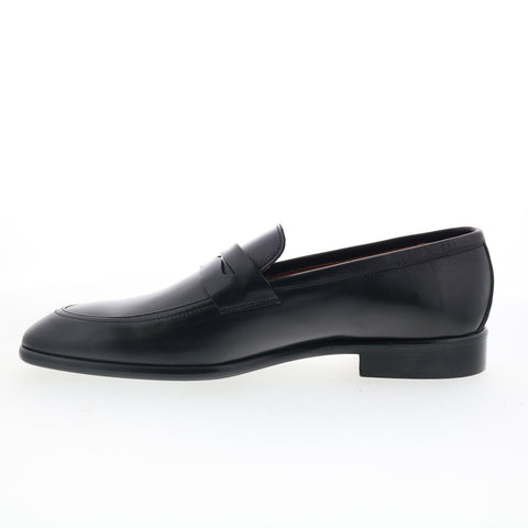 Bruno Magli Verona BM5VERA0 Mens Black Leather Loafers & Slip Ons Penny Shoes