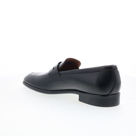 Bruno Magli Verona BM5VERA0 Mens Black Leather Loafers & Slip Ons Penny Shoes