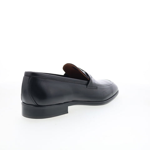 Bruno Magli Verona BM5VERA0 Mens Black Leather Loafers & Slip Ons Penny Shoes