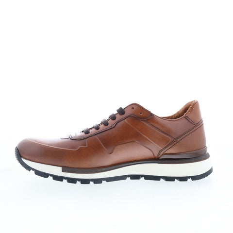 Bruno Magli Davio BM600297 Mens Brown Leather Lifestyle Sneakers Shoes