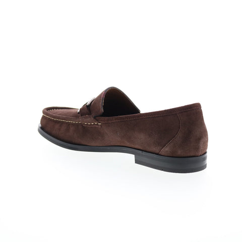 Bruno Magli Enrico BM1ENRC1 Mens Brown Suede Loafers & Slip Ons Casual Shoes