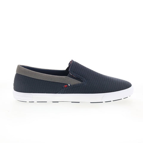 Ben Sherman Pete Slip-On Mens Black Mesh Lifestyle Sneakers Shoes