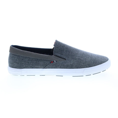 Ben Sherman Pete Slip On BNM00004 Mens Gray Canvas Lifestyle Sneakers Shoes